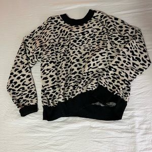 Cheetah print sweater